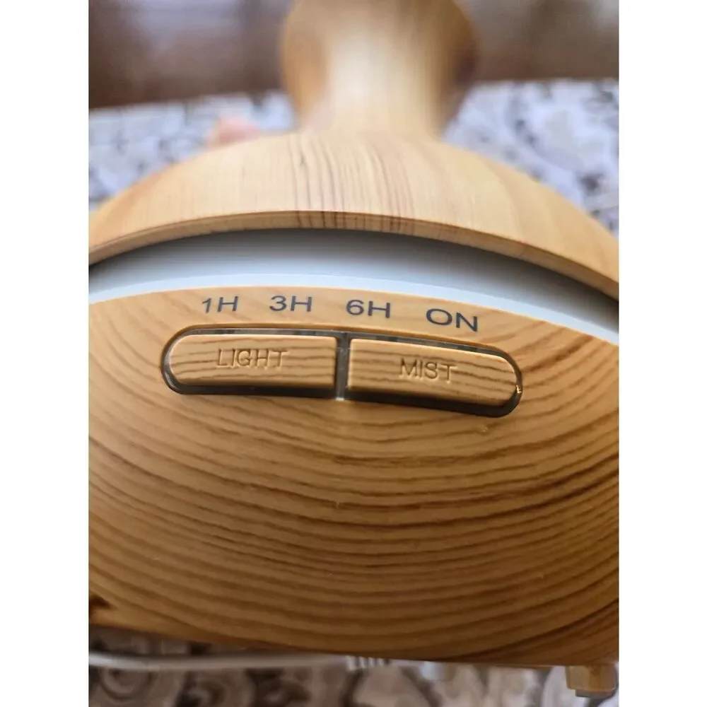 Wood Grain Aroma Diffuser - Natural Light Brown